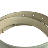 Gucci G Logo Thin Leather Mint Belt