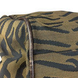 Fendi Vintage Tiger Print Canvas Bowler Bag