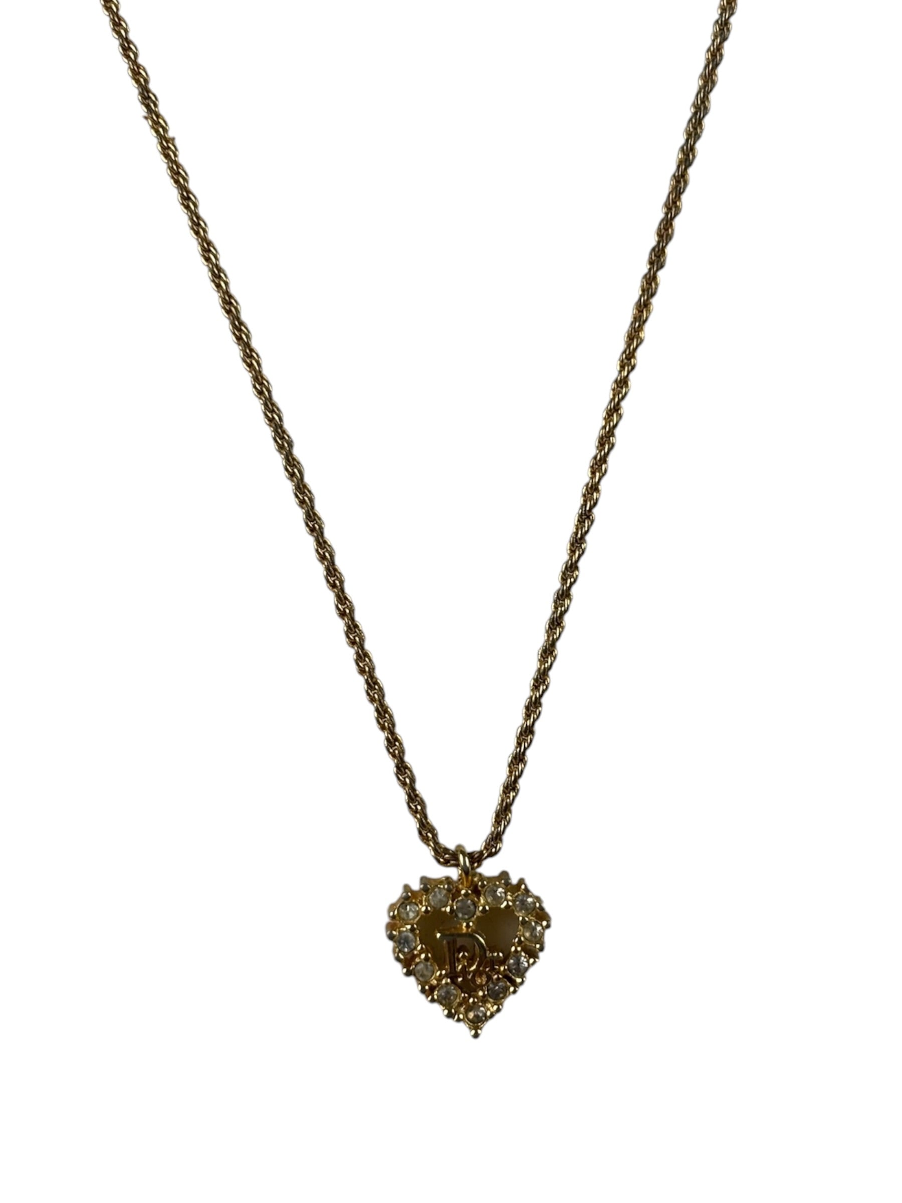 Christian Dior Heart Necklace