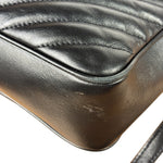 Yves Saint Laurent Black Leather Lou Camera Bag