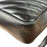 Yves Saint Laurent Black Leather Lou Camera Bag