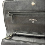 Chanel Black Caviar Flap Wallet On Chain 2013