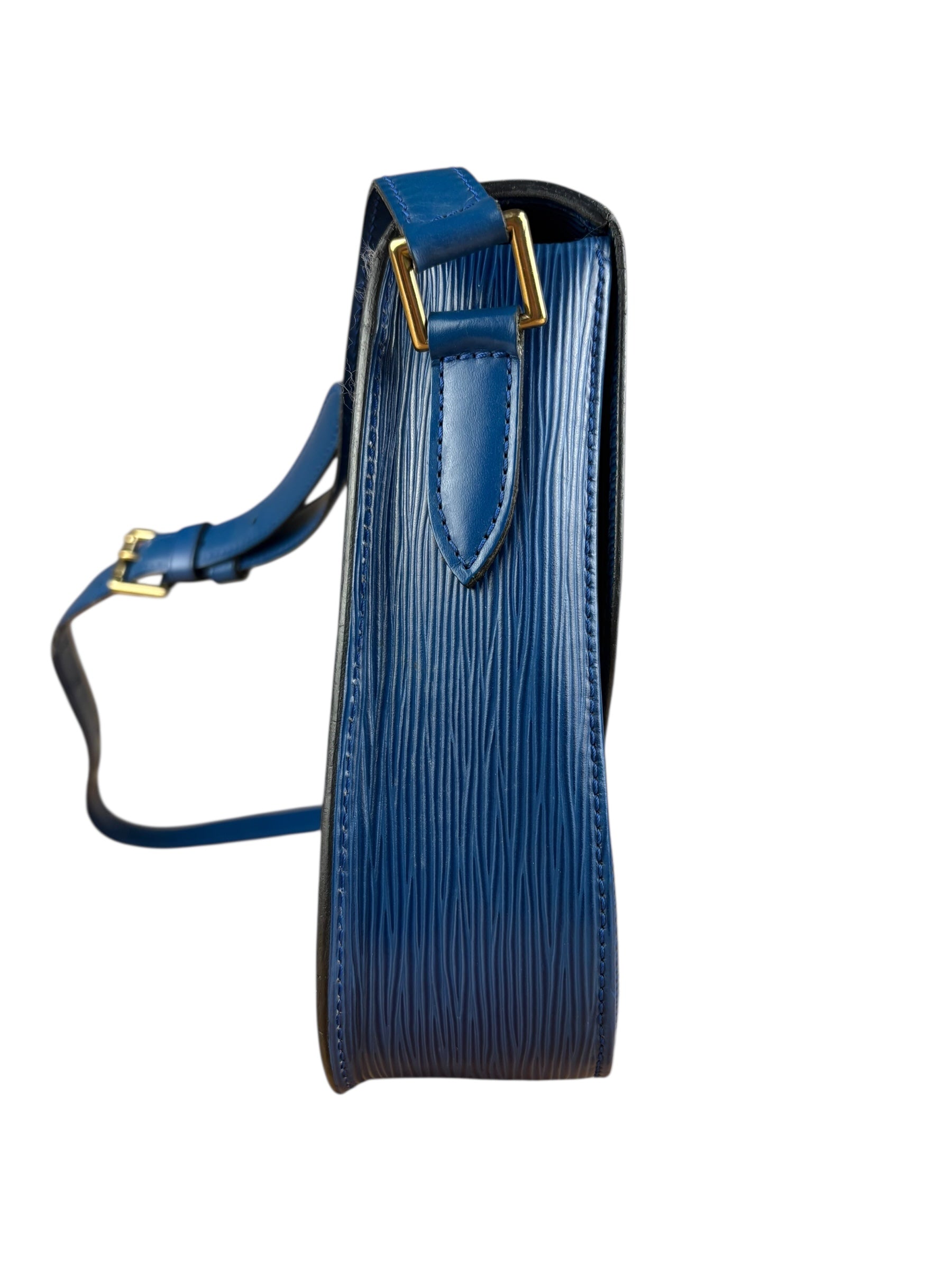 Louis Vuitton Blue Epi Saint Cloud Crossbody