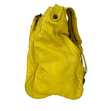 Balenciaga Yellow Leather Classic City Bag