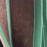 Gucci Green Leather Crystal Embellished Dionysus Chain Bag