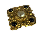 Chanel Collection 23 Baroque-Style Gold Plated Brooch