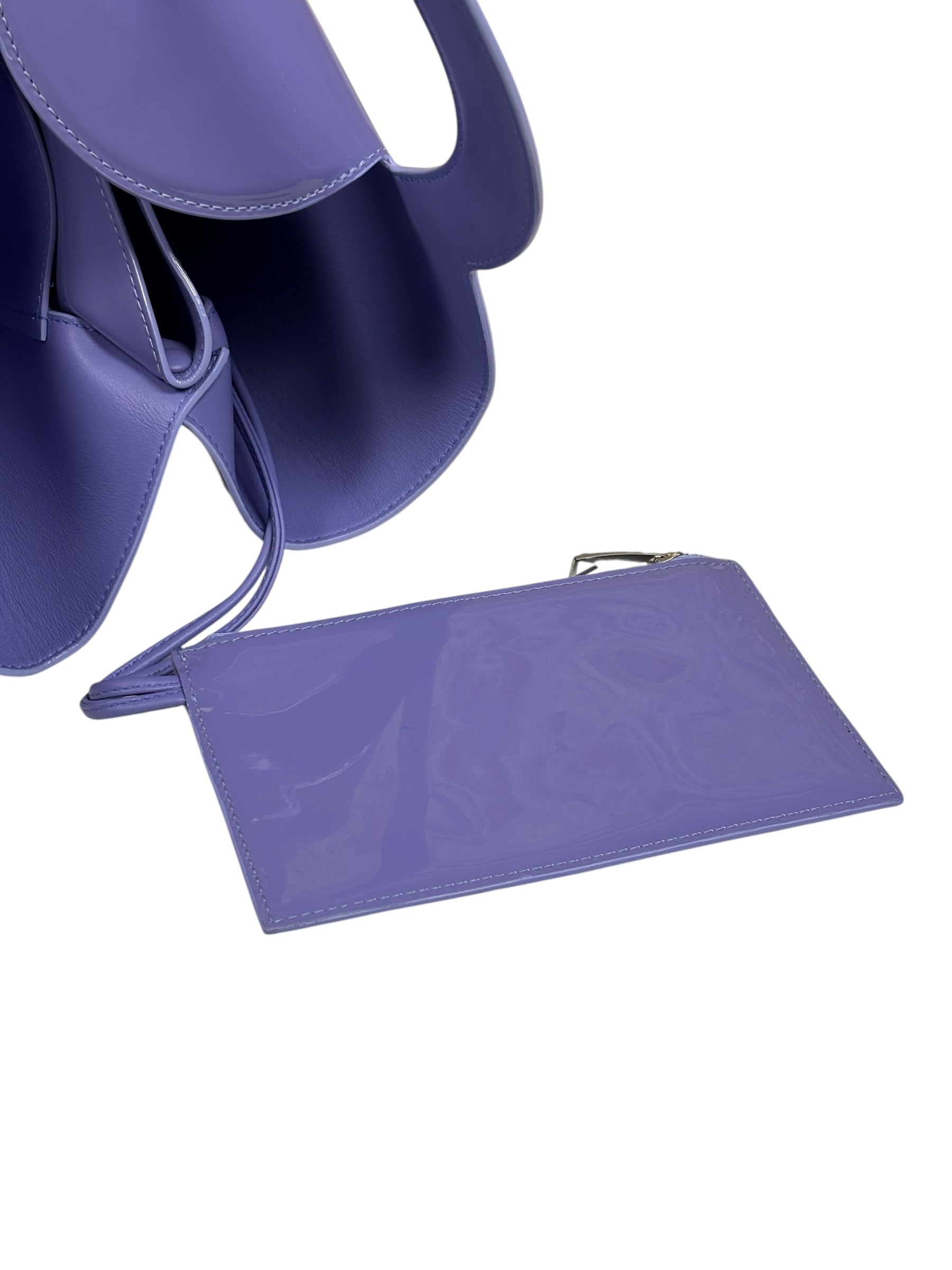 Bottega Veneta Lilac Patent Leather Doll Small Tote