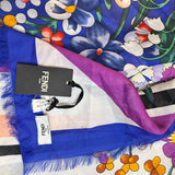 Fendi Multicolor Floral Shawl/Scarf