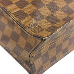 Louis Vuitton Damier Ebene Sac Plat Tote Bag MM