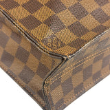 Louis Vuitton Damier Ebene Sac Plat Tote Bag MM