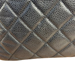 Chanel Navy Blue Quilted Leather Small Boy O-Case Clutch 2019