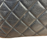 Chanel Navy Blue Quilted Leather Small Boy O-Case Clutch 2019