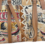 Prada Vintage Limited Edition Venetian Scene Canvas Tote Bag