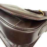 Celine Horse Carriage Dark Brown Leather Shoulder Bag