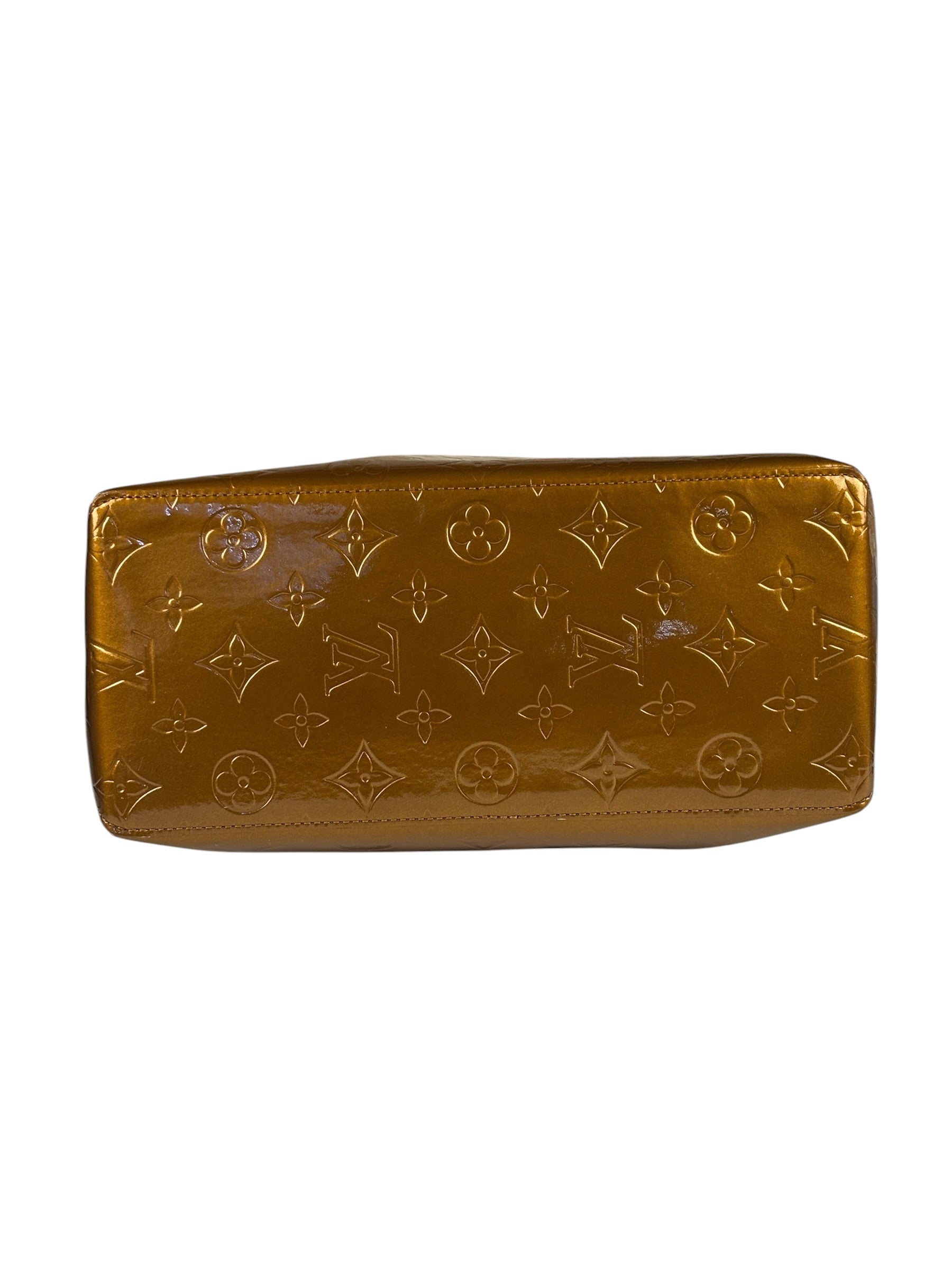 Louis Vuitton Metallic Bronze Vernis Reade MM