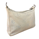 Chanel Light Washed Denim CC Canvas Logo Shoulder Bag 2002