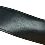 Louis Vuitton Black New Wave Belt