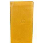 Loewe Yellow Leather Anagram Slim Bifold Long Wallet