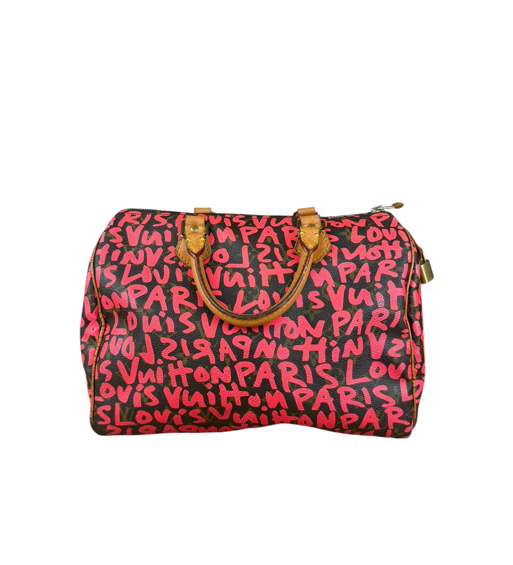 Louis Vuitton x Stephen Sprouse Graffiti Speedy 30 Pink