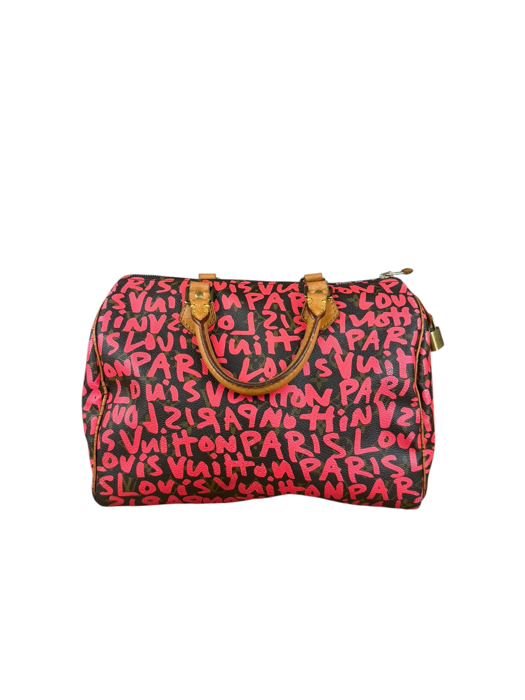 Louis Vuitton x Stephen Sprouse Graffiti Speedy 30 Pink