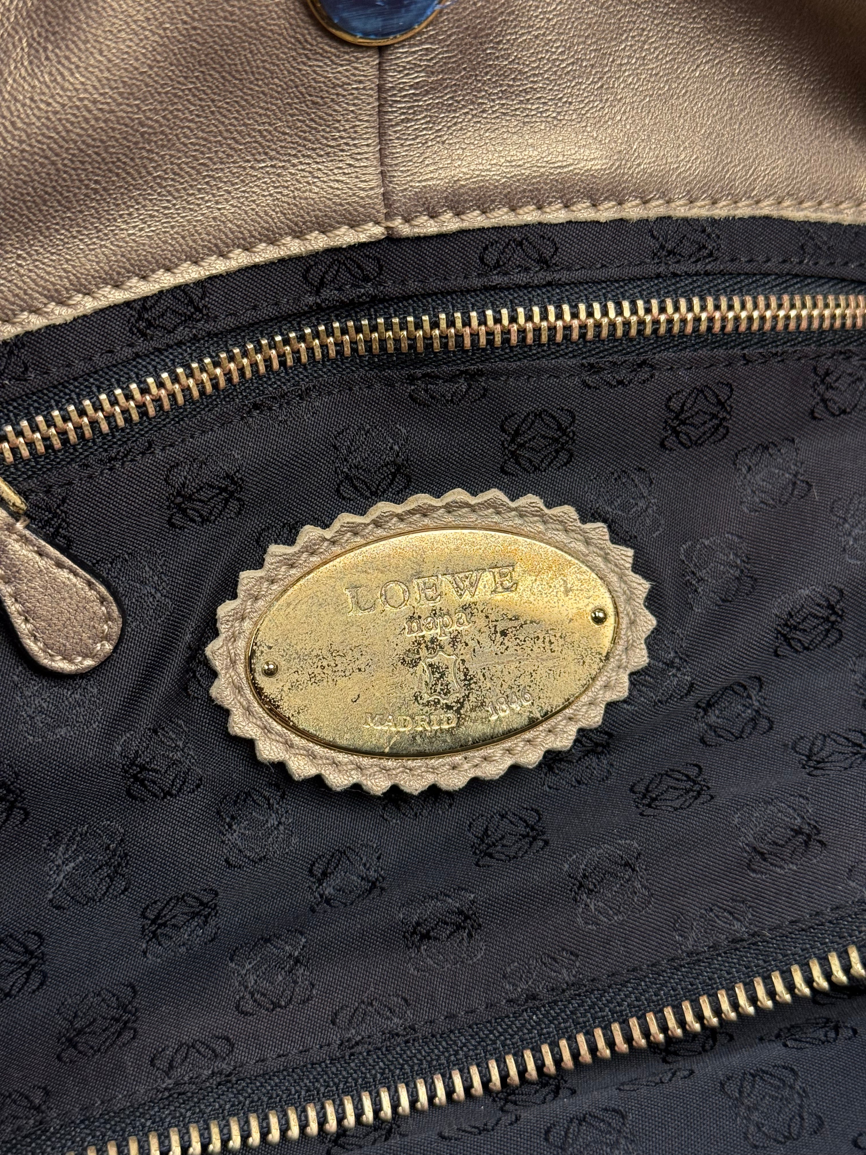 Loewe Metallic Nappa Aire Handbag