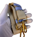 Prada Light Blue Canapa Canvas Two-Way Tote