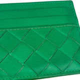 Bottega Veneta Green Intrecciato Card Holder