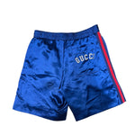 Gucci Vintage Blue NY Yankees Acetate Shorts