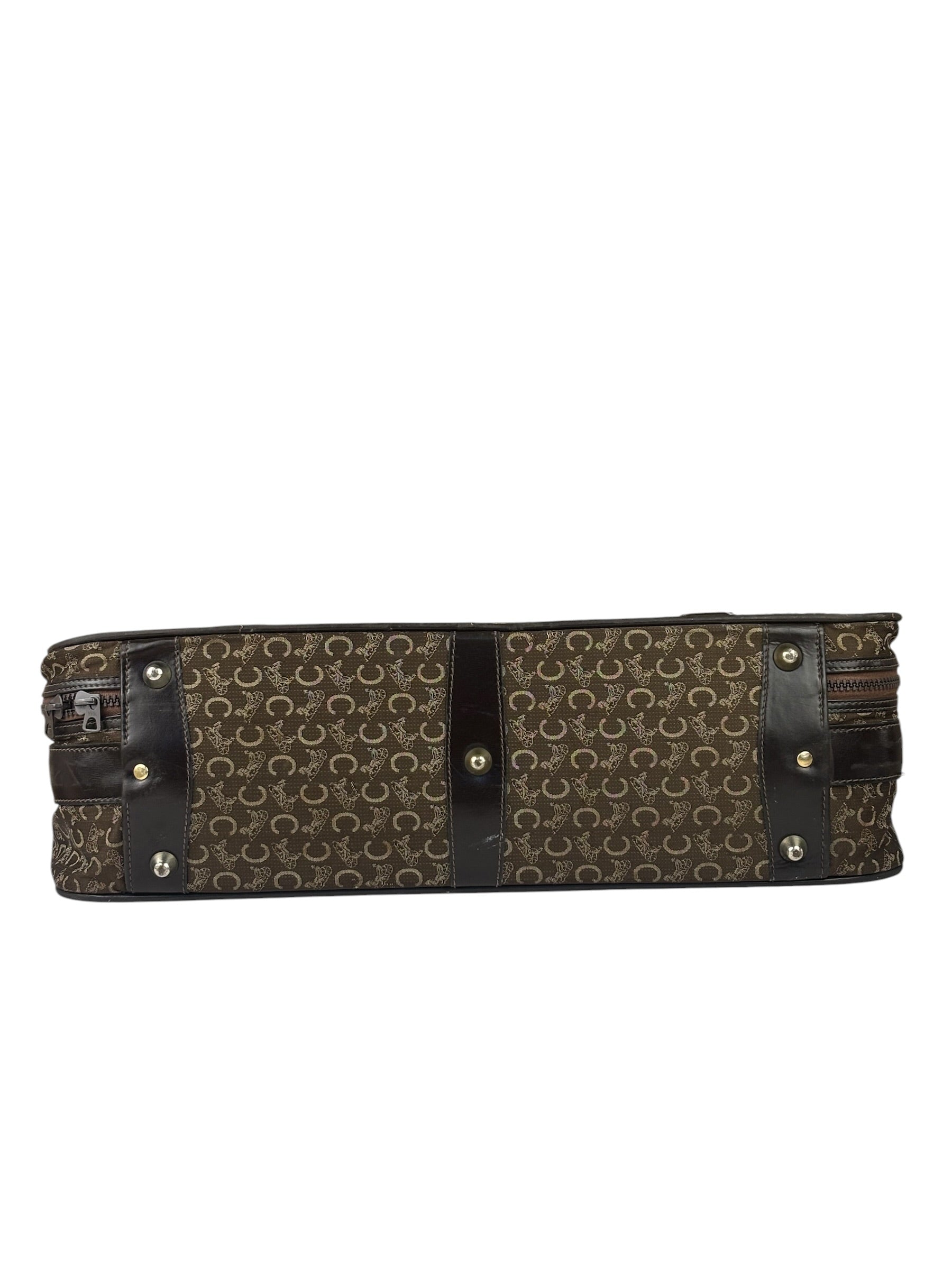 Celine Vintage Macadam Canvas Travel Bag