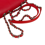 Chanel Red Calfskin Small Box Flap 2017
