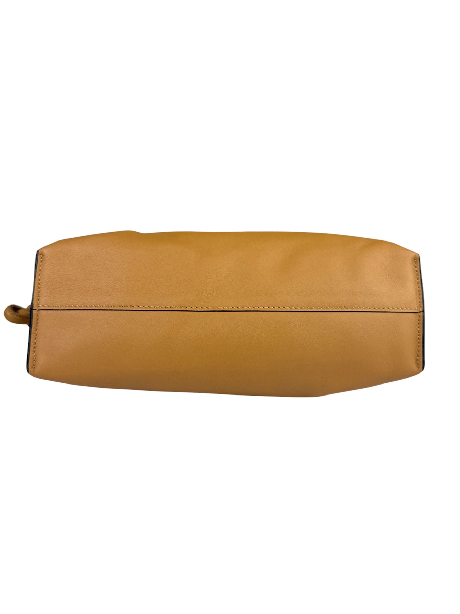 Loewe Brown Leather Flamenco Shoulder Bag