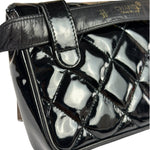 Chanel Black Patent Leather Belt Bag 1995