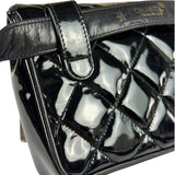 Chanel Black Patent Leather Belt Bag 1995