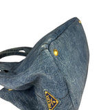 Prada Canapa Denim Tote Bag