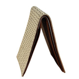 Fendi Beige FF Jacquard Bi-Fold Wallet