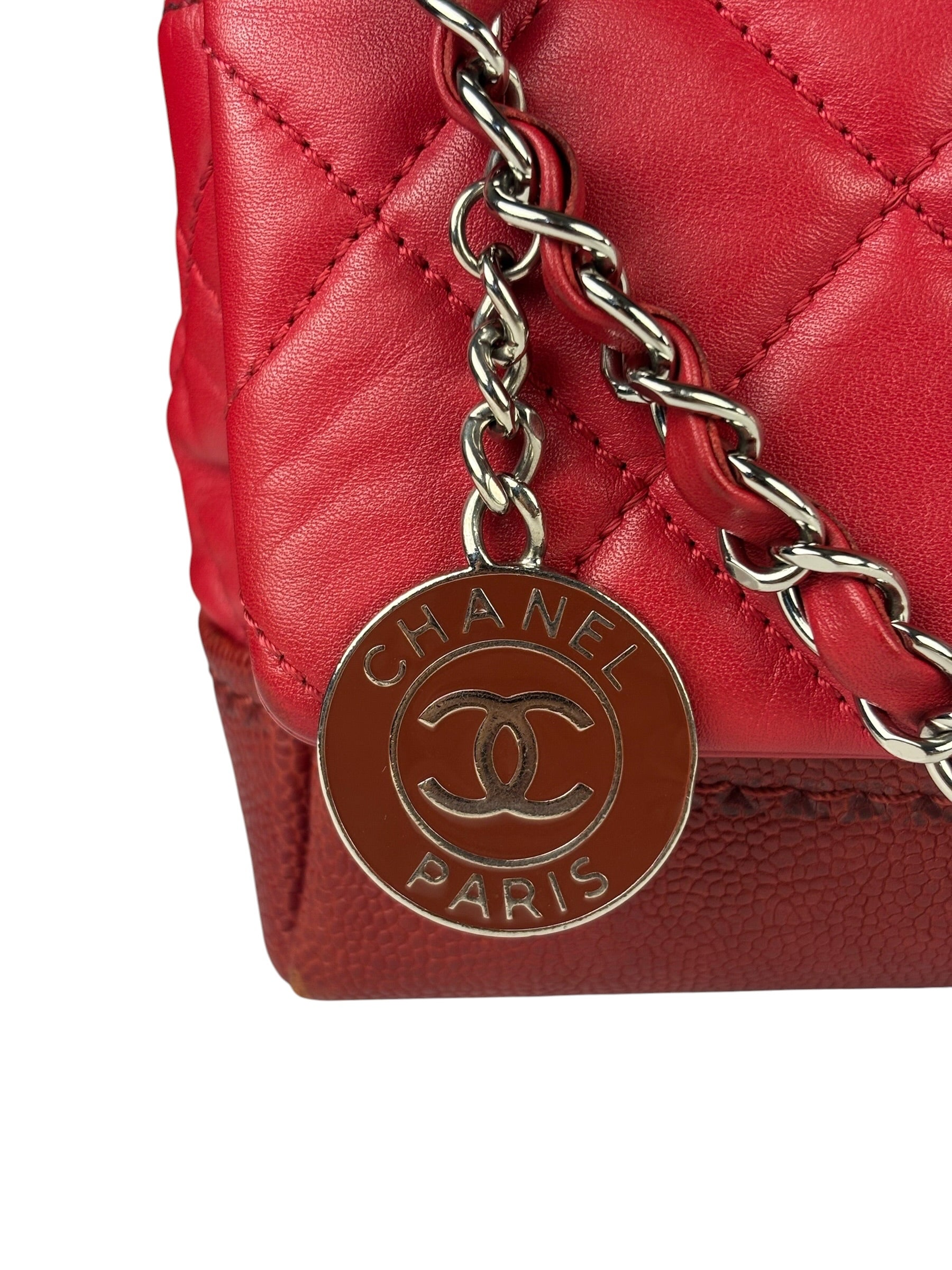 Chanel Red Quilted Leather Boy Flap Bag 2014