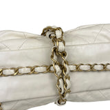 Chanel White Quilted Leather Midnight Swim Baluchon Clutch 2012