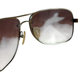 Prada Vintage Frameless Purple Tinted Sunglasses