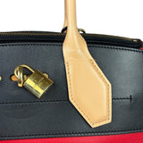 Louis Vuitton Red Leather City Steamer Handbag MM