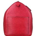 Louis Vuitton Red Epi Keepall Duffel Hand Bag