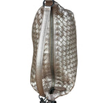 Bottega Veneta Metallic Intrecciato Ciambrino Shoulder Bag