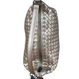 Bottega Veneta Metallic Intrecciato Ciambrino Shoulder Bag
