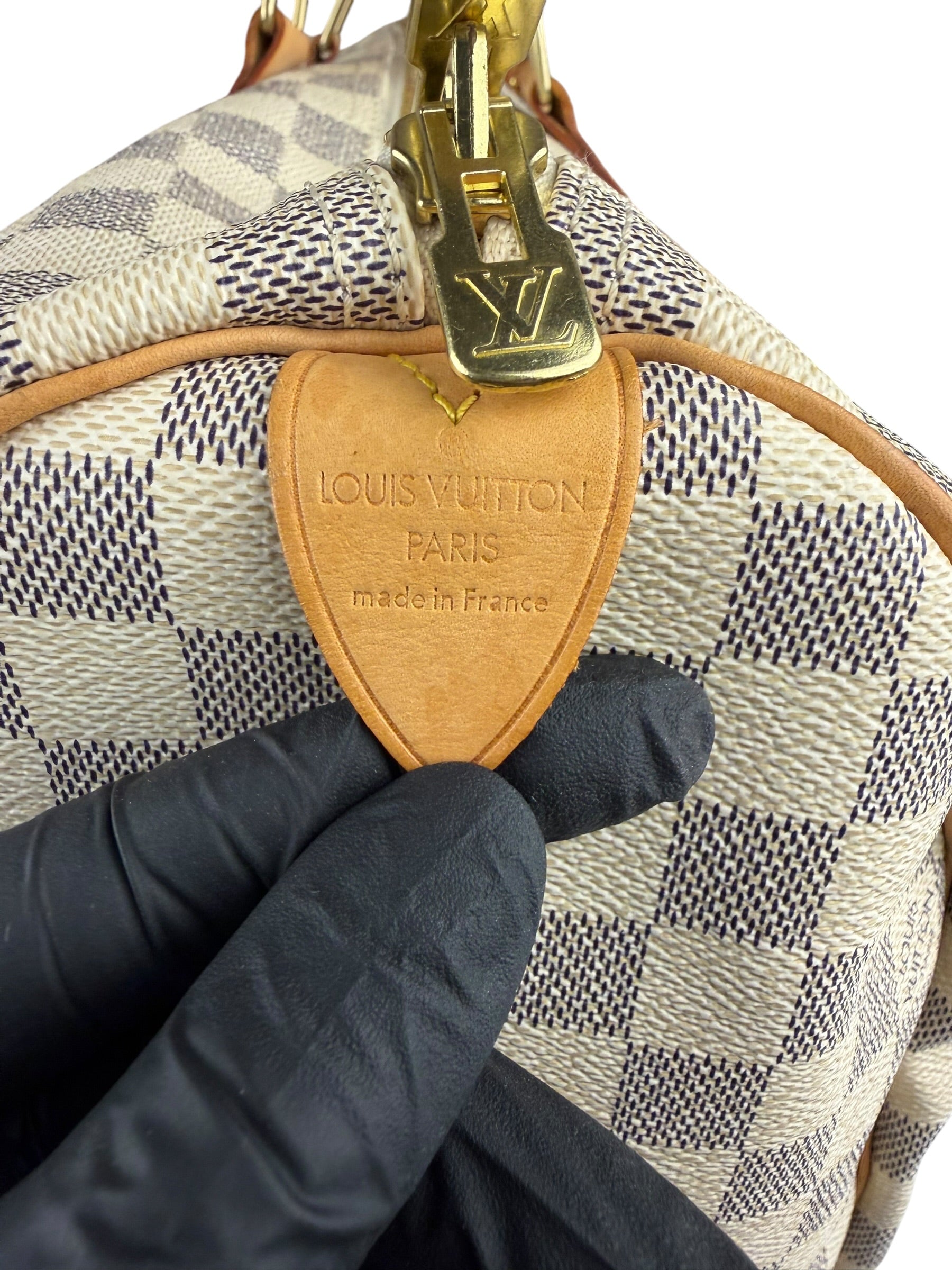 Louis Vuiiton Damier Azur Keepall Bandouliere Hand Bag 55