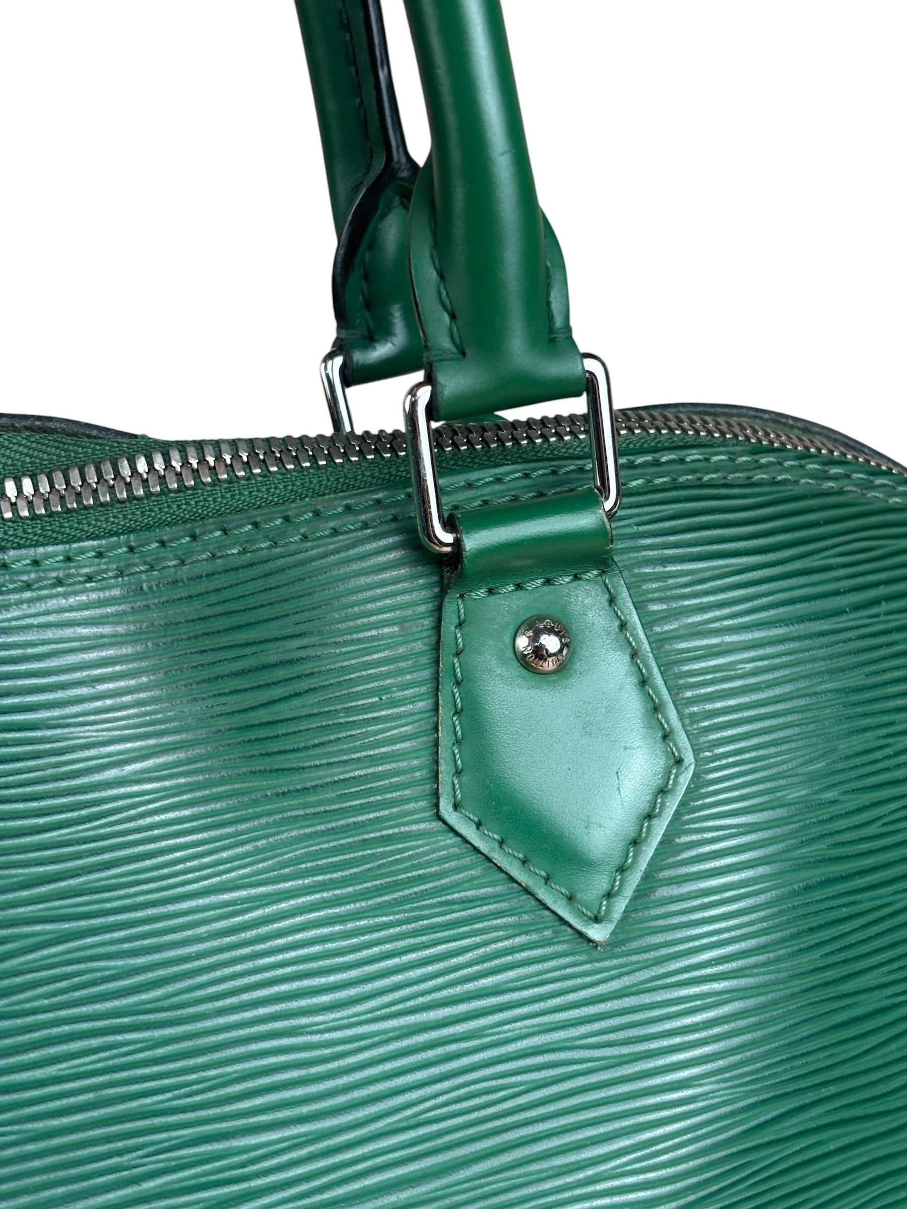 Louis Vuitton Green Epi Alma GM