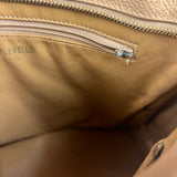 Chanel Caviar Quilted Medallion Tote Beige 2002 (Handle Wear)