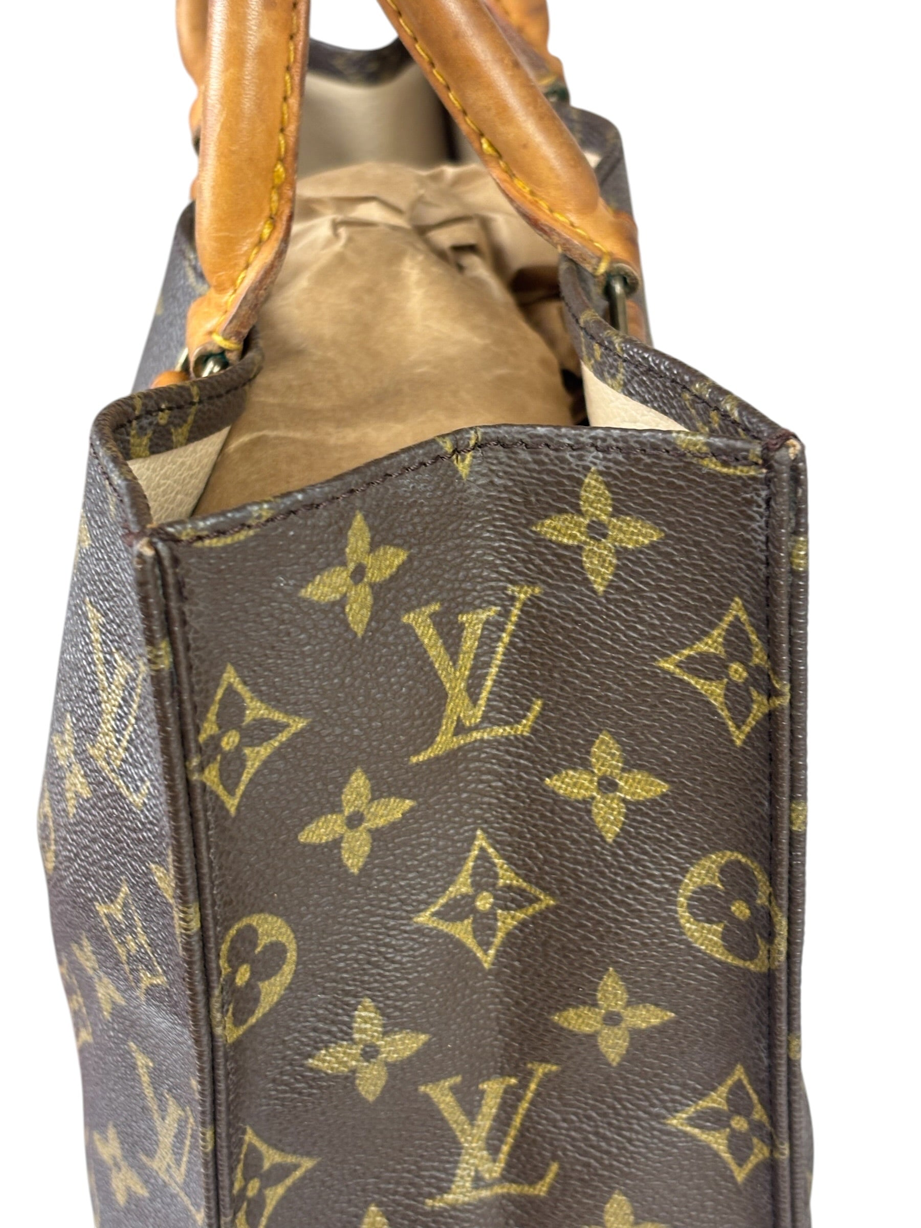 Louis Vuitton Monogram Sac Plat Tote Bag
