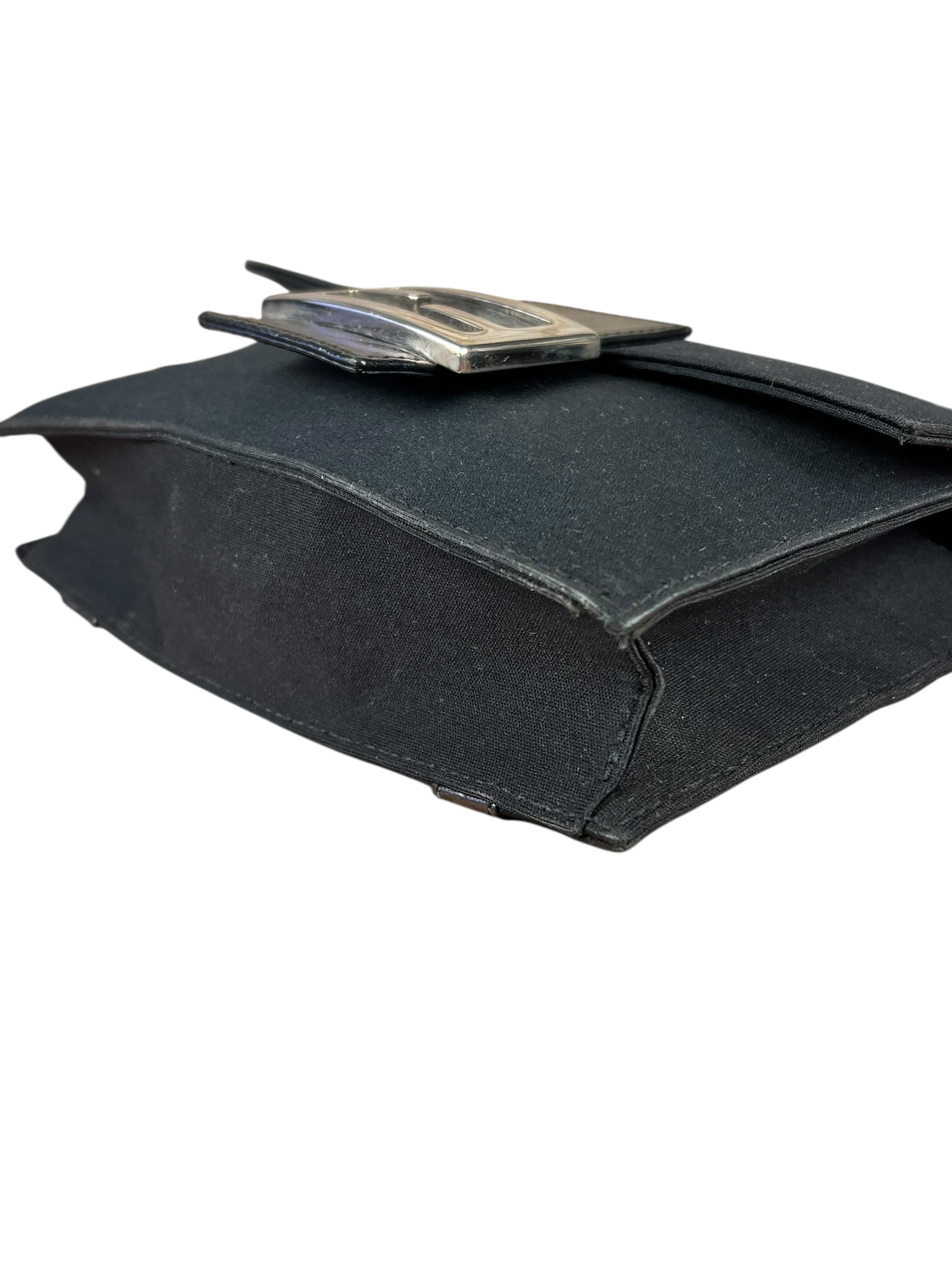 Fendi Nylon FF Baguette Shoulder Bag