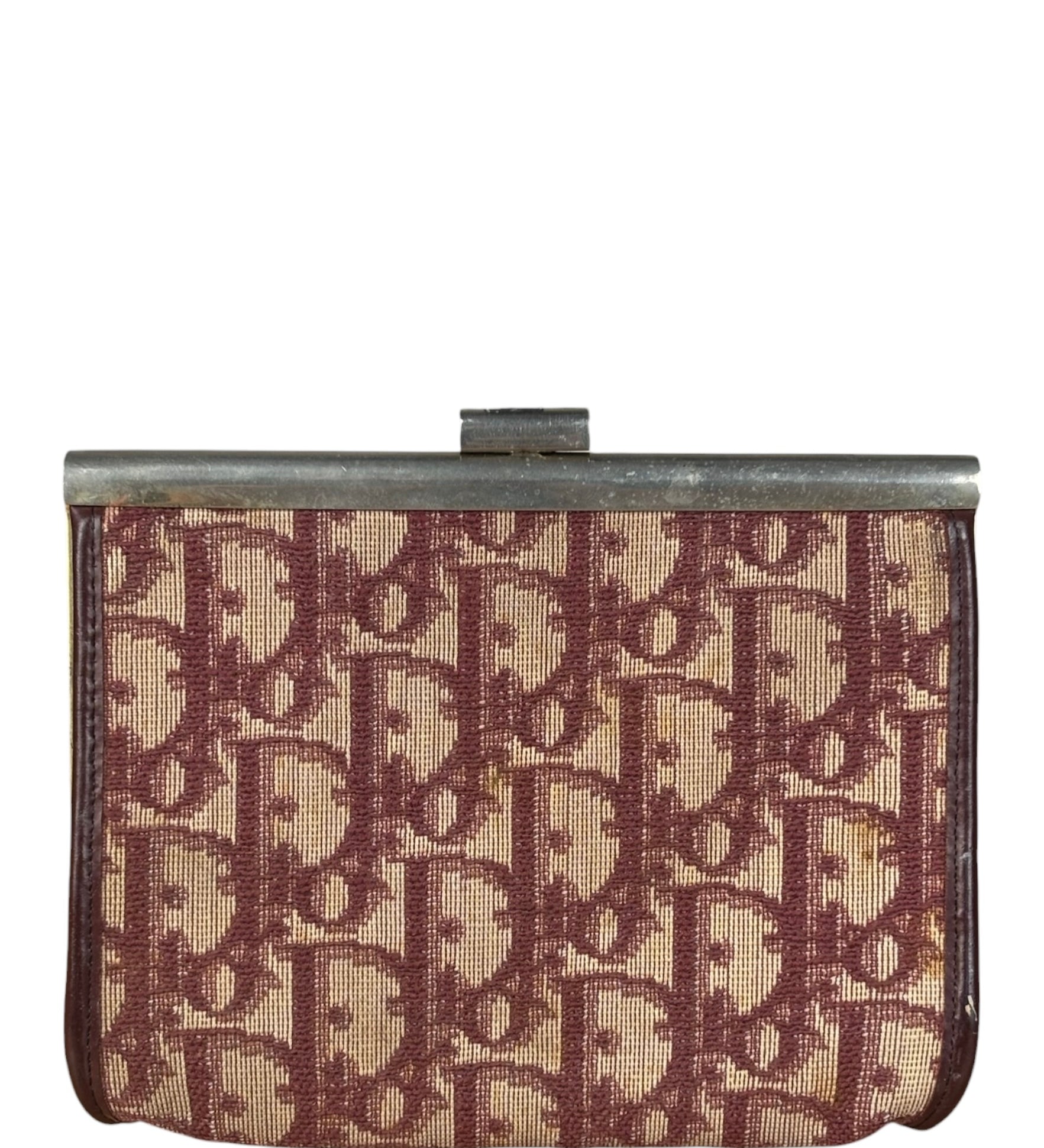 Christian Dior Vintage Trotter Oblique Clutch Bag