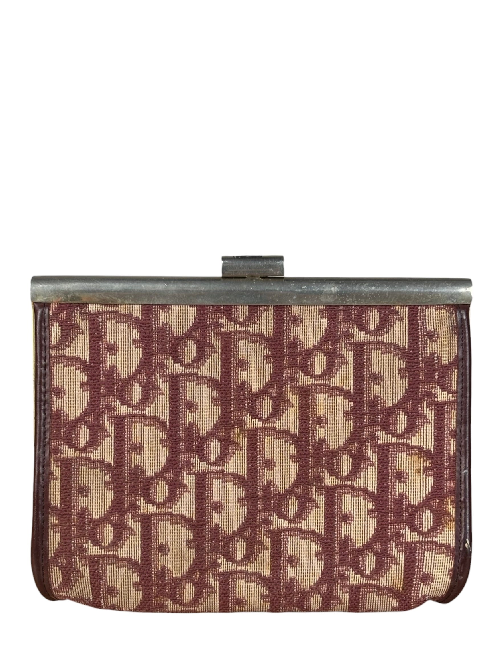 Christian Dior Vintage Trotter Oblique Clutch Bag