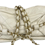 Chanel White Quilted Leather Midnight Swim Baluchon Clutch 2012